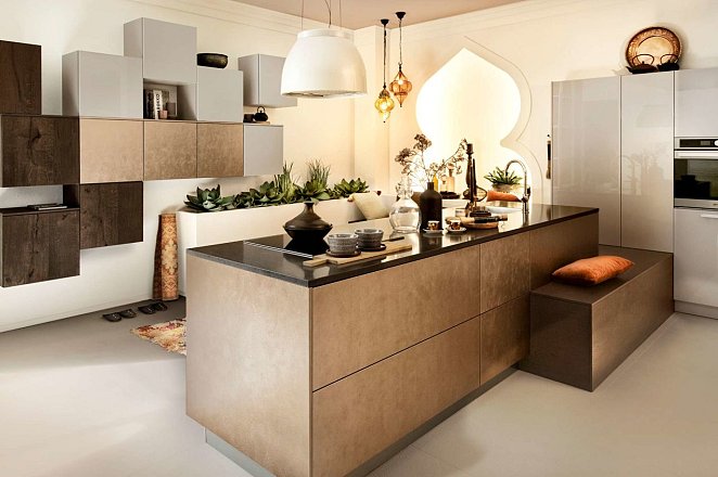 Bronzen eilandkeuken - Afbeelding 1 van 1