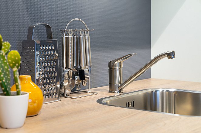 Rechte keuken in hoogglans wit - Afbeelding 5 van 7