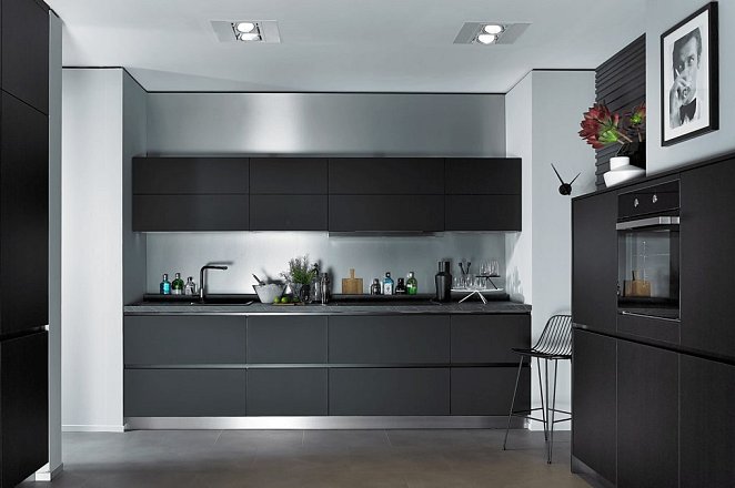 Greeploze keuken met kastenwand - Afbeelding 1 van 1