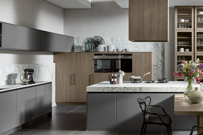 Eilandkeuken met losse elementen - Afbeelding 1 van 3