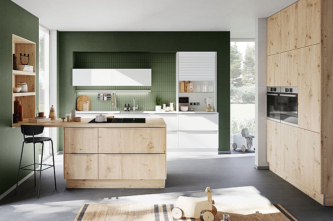 Eilandkeuken met losse elementen - Afbeelding 1 van 2