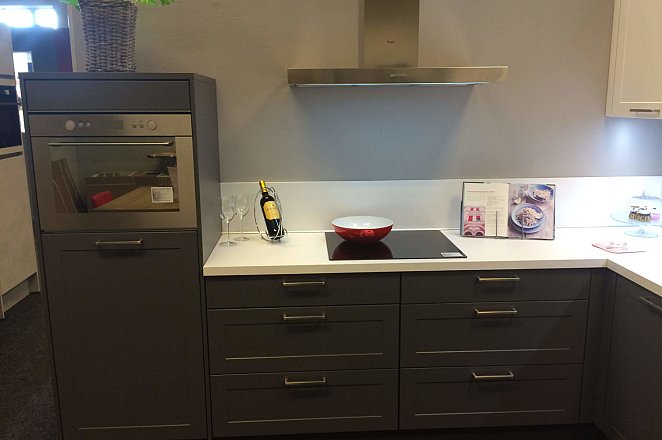 Keuken in Schiefer grijs en wit  - Afbeelding 10 van 12