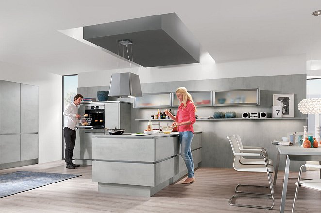 Moderne eiland keuken - Afbeelding 1 van 7