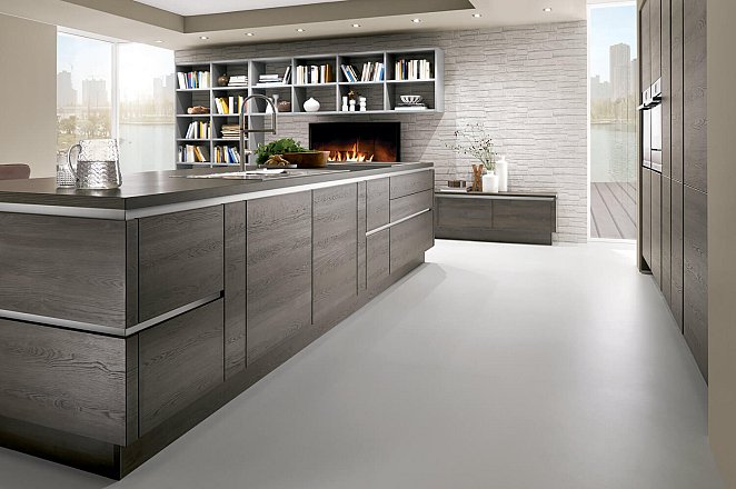Strakke greeploze eilandkeuken  - Afbeelding 2 van 2
