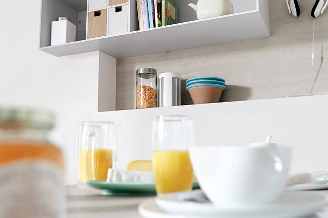 Moderne keuken in rechte opstelling - Afbeelding 3 van 4
