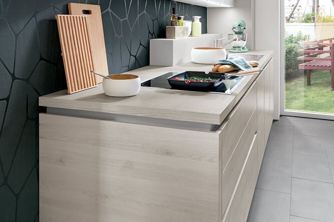 Moderne keuken in rechte opstelling - Afbeelding 4 van 4