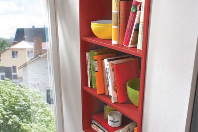 Moderne hoekkeuken met open bovenkasten - Afbeelding 8 van 8