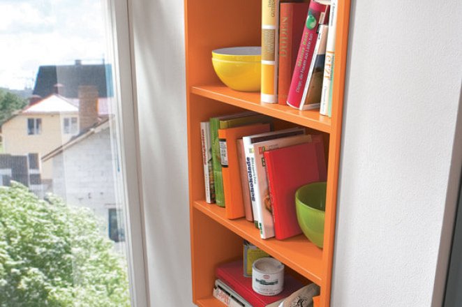 Moderne hoekkeuken met open bovenkasten - Afbeelding 4 van 8