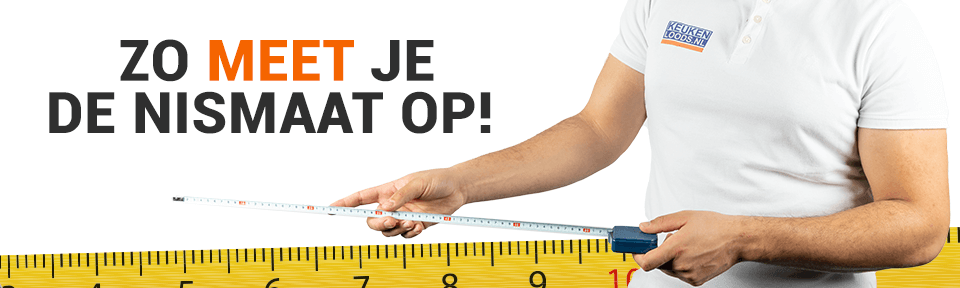 Hoe meet je de nismaat van een (inductie)kookplaat?
