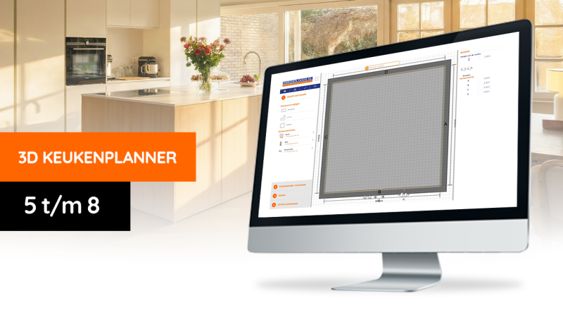 3D Keukenplanner stap 5 tot en met 8